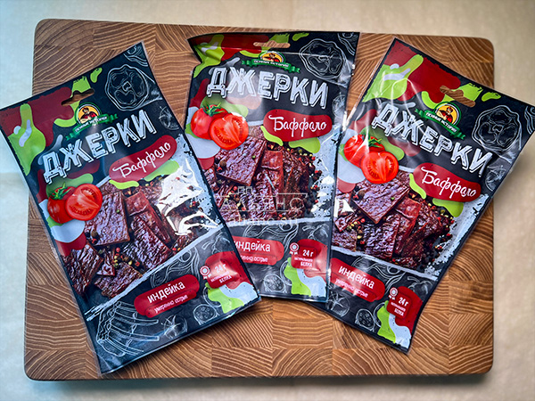 Джерки из индейки "Баффало" 45 гр. в Бирюлево
