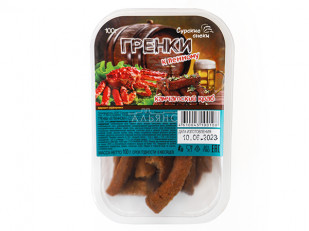 Весовой сыр со вкусом АДЖИКИ: Сурские гренки Камчатский краб (100 гр)