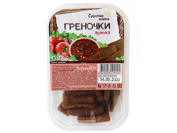 Сурские гренки с Аджикой (100 гр) в Бирюлево