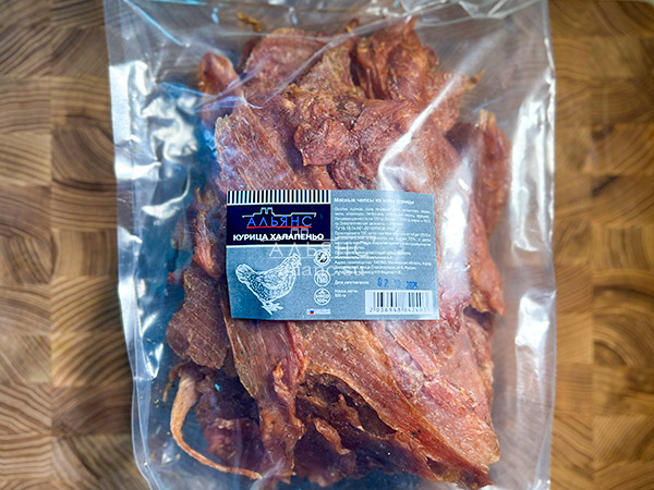 Мясо (АЛЬЯНС) вяленое курица 500гр "С халапеньо" в Бирюлево