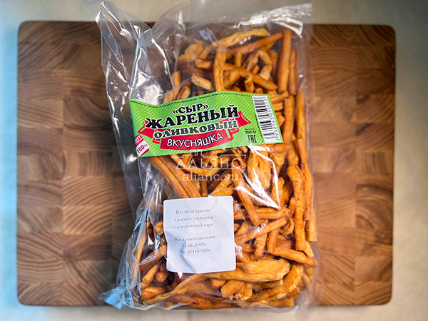 Жареный сыр "ВКУСНЯШКА" (Оливковый) 500гр. в Бирюлево