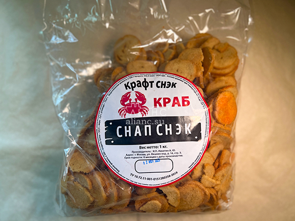 Снапсы ПШЕНИЧНЫЕ "Краб" в Бирюлево