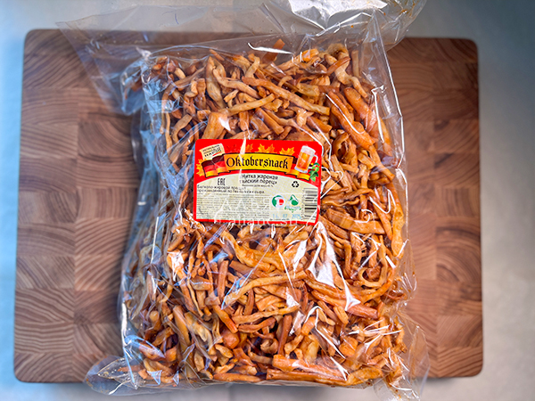 Нитка ЖАРЕНАЯ "Тайский перец" Oktobersnack 1 кг (сырный продукт) в Бирюлево