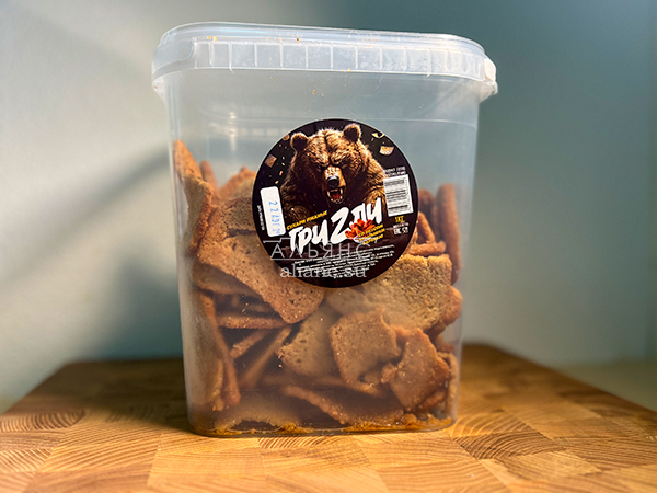 Ведро Ржаные гренки со вкусом Крылышки Барбекю (1 кг) в Бирюлево