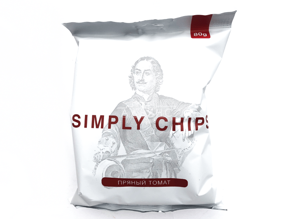 Картофельные чипсы "Simple chips" Пряный томат 80 гр. в Бирюлево